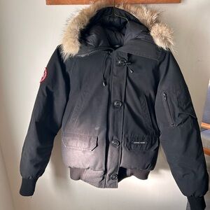 Canada Goose Black Arctic Program Bomber Jacket